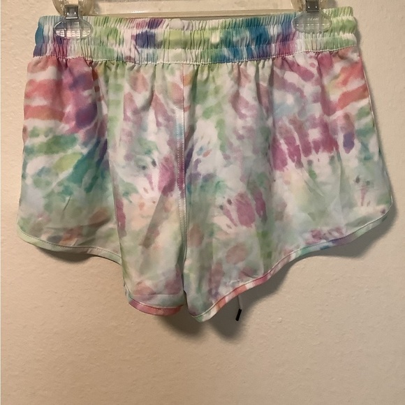 Ocean Blue Women’s Basix of‎ America UPF + protection med tie dye pastel shorts - Picture 4 of 7